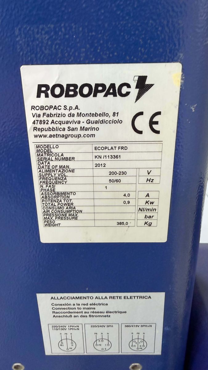 Robopac ECOPLAT FRD